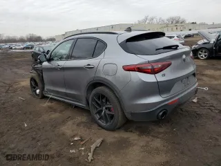 2020 Alfa Romeo Stelvio Sport with VIN ZASPAKAN6L7C95545, listed as a Copart auction lot 47619605 with 37,014 mi miles and Salvage Title. Bid and sale history available at carsss.com. Image 2.