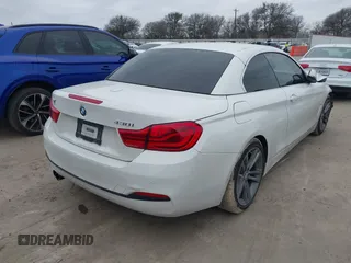 2018 BMW 4 Series 430i with VIN WBA4Z1C59JEC59501, listed as a IAAI auction lot 41588339 with 76,151 mi miles and . Bid and sale history available at carsss.com. Image 4.