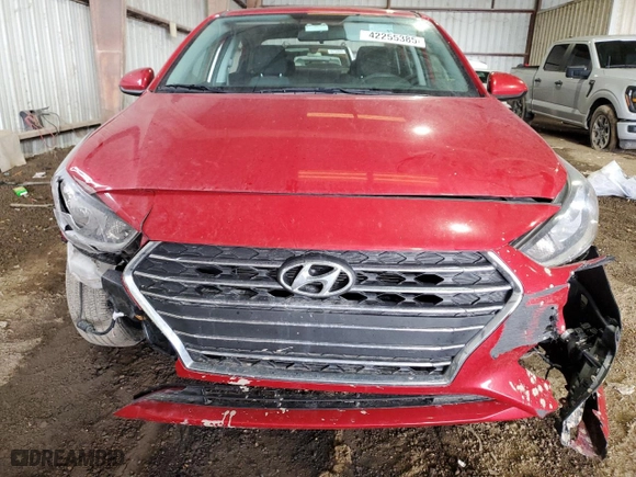 2022 Hyundai Accent SE with VIN 3KPC24A63NE180414, listed as a Copart auction lot 42255385 with 14,254 mi miles and Salvage Title. Bid and sale history available at carsss.com. Image 5.