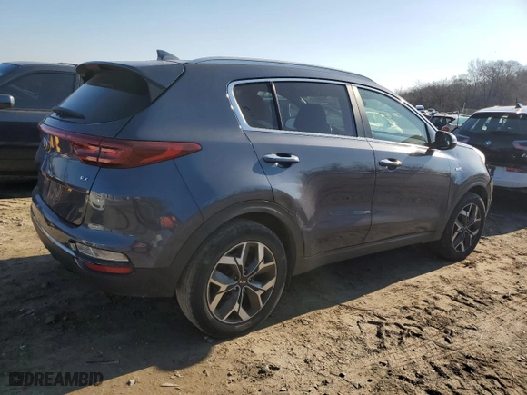 2020 Kia Sportage EX with VIN KNDPNCAC7L7686396, listed as a Copart auction lot 46666415 with 115,476 mi miles and Clean Title. Bid and sale history available at carsss.com. Image 3.