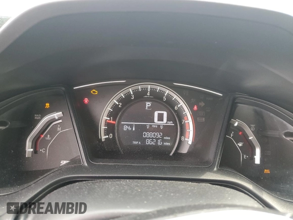 2017 Honda Civic LX z VIN 19XFC2F54HE014695, wystawiony jako Copart lot #57439725 z przebiegiem 88 092 mil mil oraz Szkoda całkowita • Salvage title. Historia ofert i sprzedaży dostępna na DreamBid. Obrazek 9.