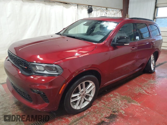 2023 Dodge Durango GT Plus with VIN 1C4RDJDG4PC571346, listed as a Copart auction lot 56530805 with 56,097 mi miles and Clean title. Bid and sale history available at DreamBid. Image 1.