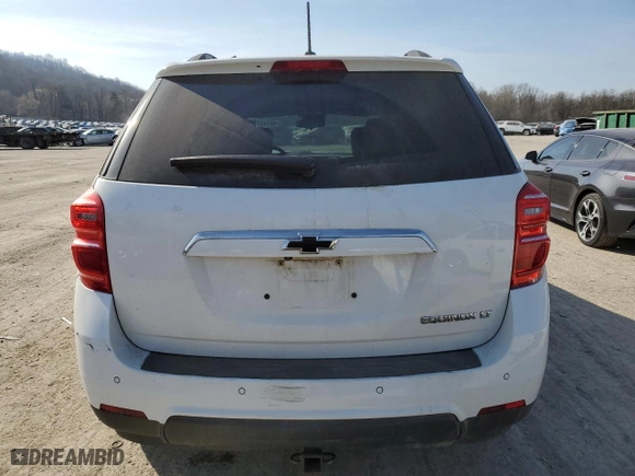 2016 Chevrolet Equinox LT with VIN 2GNALCEK1G1112531, listed as a Copart auction lot 48748775 with 109,730 mi miles and Salvage Title. Bid and sale history available at carsss.com. Image 6.