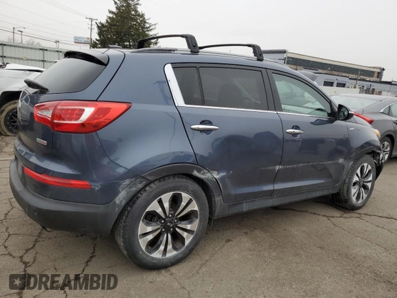 2012 Kia Sportage SX with VIN KNDPCCA69C7170928, listed as a Copart auction lot 44991175 with 176,239 mi miles and Salvage title. Bid and sale history available at DreamBid. Image 3.