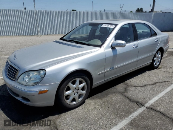 2006 Mercedes-Benz S 500 z VIN WDBNG84J66A468769, wystawiony jako Copart lot #59215775 z przebiegiem 182 272 mil mil oraz Czysty tytuł • Clean title. Historia ofert i sprzedaży dostępna na DreamBid. Obrazek 1.