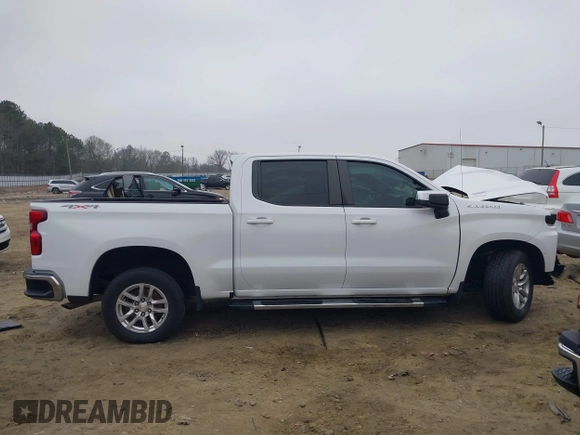 2021 Chevrolet Silverado 1500 LT with VIN 3GCUYDET7MG349971, listed as a IAAI auction lot 41186168 with 48,335 mi miles. Bid and sale history available at carsss.com. Image 14.
