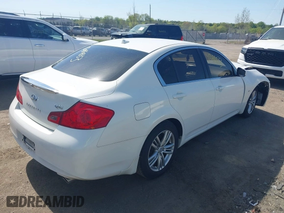 2015 Infiniti Q40 with VIN JN1CV6AP5FM502634, listed as a IAAI auction lot 42086833 with 82,909 mi miles and . Bid and sale history available at DreamBid. Image 4.
