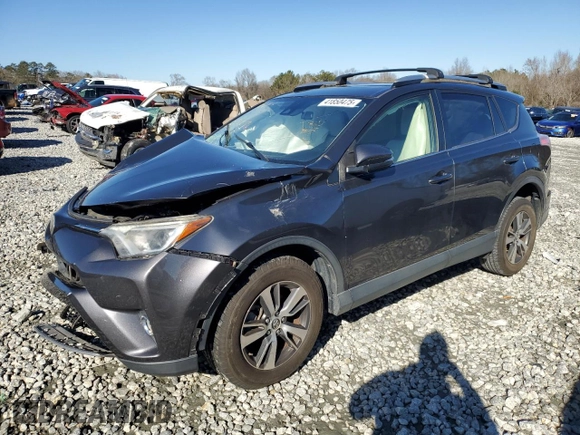 2018 Toyota RAV4 XLE with VIN JTMWFREV1JJ723577, listed as a Copart auction lot 41850475 with 79,412 mi miles and Salvage Title. Bid and sale history available at DreamBid. Image 1.