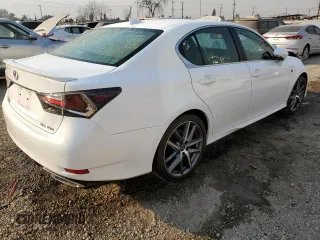 2017 Lexus GS with VIN JTHBZ1BL4HA010885, listed as a Copart auction lot 88049105 with 134,505 mi miles and Salvage Title. Bid and sale history available at carsss.com. Image 3.
