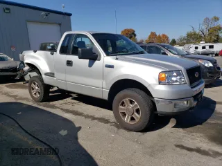 2005 Ford F-150 XLT with VIN 1FTRF04525KE67914, listed as a Copart auction lot 76828284 with 125,876 mi miles and Salvage Title. Bid and sale history available at carsss.com. Image 4.