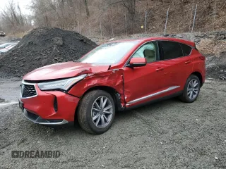 2022 Acura RDX w/Technology Package with VIN 5J8TC2H51NL010883, listed as a Copart auction lot 47860275 with 22,048 mi miles and Salvage Title. Bid and sale history available at carsss.com. Image 1.