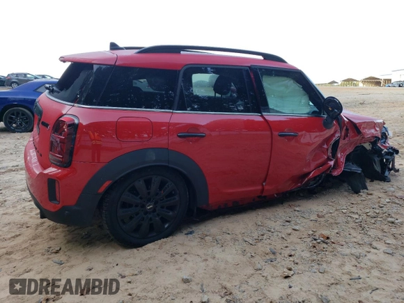 2024 MINI Countryman Cooper S with VIN WMZ53BR08R3R48394, listed as a Copart auction lot 70785384 with 32,453 mi miles and Salvage Title. Bid and sale history available at carsss.com. Image 3.
