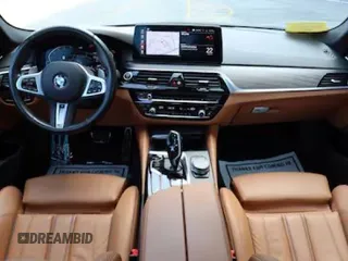 2022 BMW 5 Series 530i xDrive with VIN WBA13BJ01NWX536XX, listed as a Copart auction lot 55261825 with 16,417 mi miles and Clean Title. Bid and sale history available at carsss.com. Image 9.