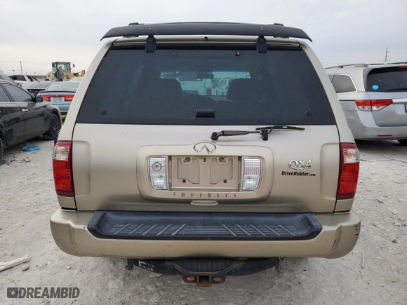 2002 Infiniti QX4 Luxury with VIN JNRDR09Y42W257288, listed as a Copart auction lot 84765564 with 250388 miles and Clean Title. Bid and sale history available at carsss.com. Image 6.