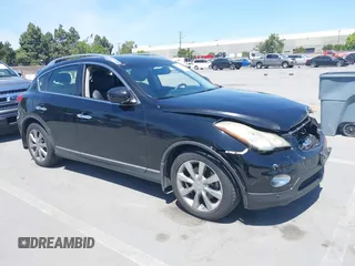 2012 Infiniti EX Journey with VIN JN1AJ0HR5CM451851, listed as a IAAI auction lot 42201934 with 71,931 mi miles. Bid and sale history available at carsss.com. Image 1.