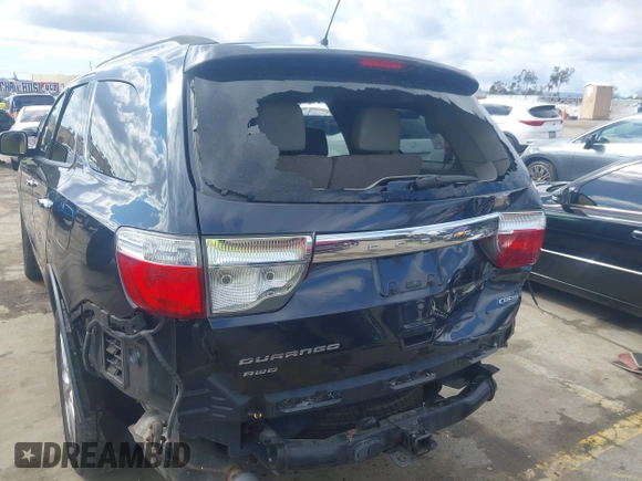2013 Dodge Durango Crew with VIN 1C4SDJDT6DC674391, listed as a IAAI auction lot 41731991 with 119,235 mi miles. Bid and sale history available at carsss.com. Image 6.
