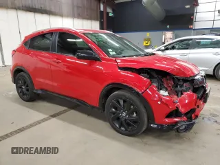 2022 Honda HR-V Sport with VIN 3CZRU6H19NM731195, listed as a Copart auction lot 41741475 with 160,051 mi miles and Salvage Title. Bid and sale history available at carsss.com. Image 4.