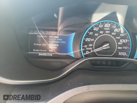 2017 Ford C-Max Energi Titanium with VIN 1FADP5FU0HL103777, listed as a Copart auction lot 41293034 with 84,459 mi miles. Bid and sale history available at carsss.com. Image 9.
