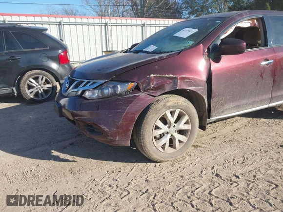 2014 Nissan Murano SV with VIN JN8AZ1MU6EW408380, listed as a IAAI auction lot 41139871 with 254,159 mi miles and . Bid and sale history available at DreamBid. Image 6.