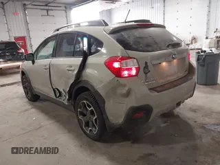 2015 Subaru XV Crosstrek Limited with VIN JF2GPAPC8FH277085, listed as a IAAI auction lot 41938913 with 124,159 mi miles. Bid and sale history available at carsss.com. Image 3.