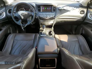 2017 Infiniti QX60 with VIN 5N1DL0MM0HC519612, listed as a Copart auction lot 55496365 with 140,205 mi miles and Salvage Title. Bid and sale history available at DreamBid. Image 8.