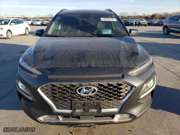 2018 Hyundai Kona Ultimate with VIN KM8K5CA59JU128278, listed as a Copart auction lot 42040795 with 38,497 mi miles and Salvage Title. Bid and sale history available at carsss.com. Image 5.