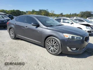 2014 Kia Cadenza Premium with VIN KNALN4D72E5124419, listed as a Copart auction lot 50237975 with 180,826 mi miles and Clean Title. Bid and sale history available at carsss.com. Image 4.