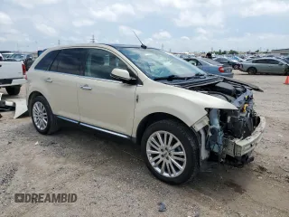 2015 Lincoln MKX with VIN 2LMDJ6JK0FBL25854, listed as a Copart auction lot 53831345 with 76,062 mi miles and Salvage Title. Bid and sale history available at carsss.com. Image 4.