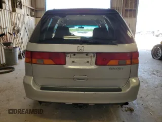 2002 Honda Odyssey EX z VIN 5FNRL18622B049511, wystawiony jako Copart lot #55265485 z przebiegiem 208 693 mil mil oraz Czysty tytuł • Clean title. Historia ofert i sprzedaży dostępna na DreamBid. Obrazek 6.