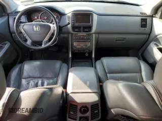 2006 Honda Pilot EX-L with VIN 2HKYF18756H561718, listed as a Copart auction lot 51080785 with 148,297 mi miles and Salvage Title. Bid and sale history available at DreamBid. Image 8.