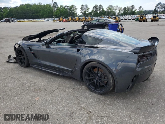 2017 Chevrolet Corvette Grand Sport 2LT with VIN 1G1YY2D71H5111730, listed as a Copart auction lot 55511355 with Not provided miles and Salvage title. Bid and sale history available at DreamBid. Image 2.