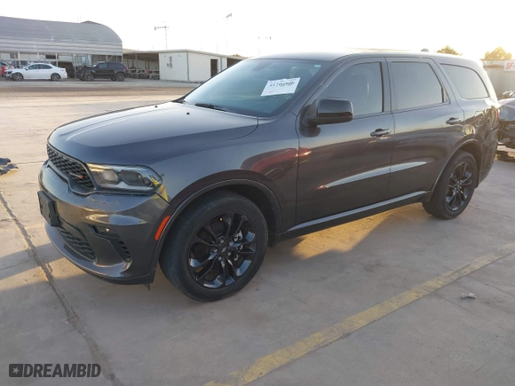 2021 Dodge Durango GT Plus with VIN 1C4RDHDGXMC519059, listed as a IAAI auction lot 41206806 with 10,414 mi miles. Bid and sale history available at carsss.com. Image 21.