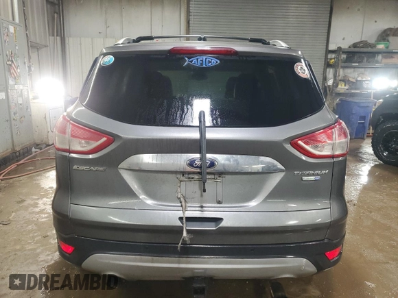 2014 Ford Escape Titanium with VIN 1FMCU9J96EUB44263, listed as a Copart auction lot 50001895 with 242,807 mi miles and Salvage Title. Bid and sale history available at carsss.com. Image 6.