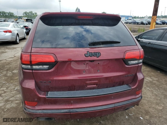 2021 Jeep Grand Cherokee Limited X with VIN 1C4RJFBTXMC786280, listed as a Copart auction lot 65828654 with 65,397 mi miles and Salvage Title. Bid and sale history available at carsss.com. Image 6.