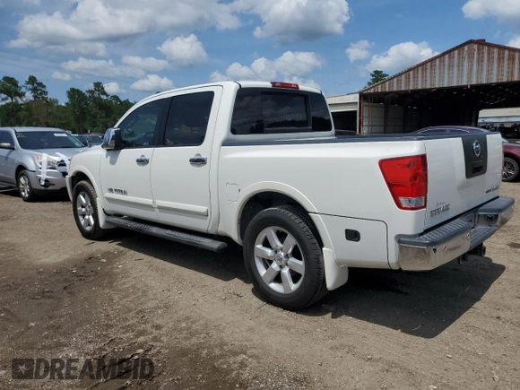 2010 Nissan Titan SE with VIN 1N6BA0ED1AN323167, listed as a Copart auction lot 60237535 with 135,182 mi miles and Salvage title. Bid and sale history available at DreamBid. Image 2.
