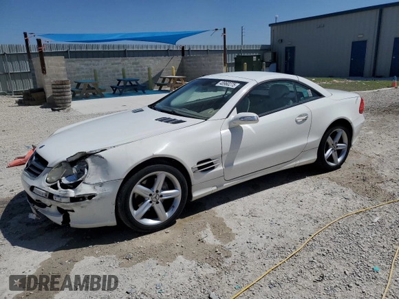 2004 Mercedes-Benz SL 500 z VIN WDBSK75F94F086404, wystawiony jako Copart lot #48960275 z przebiegiem 98 019 mil mil oraz Szkoda całkowita • Salvage title. Historia ofert i sprzedaży dostępna na DreamBid. Obrazek 1.