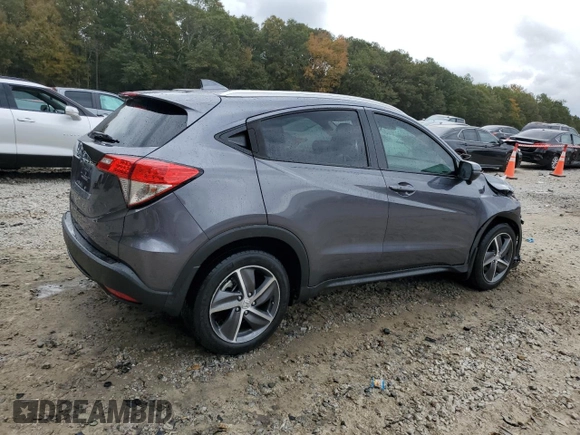 2021 Honda HR-V EX-L with VIN 3CZRU5H79MM729251, listed as a Copart auction lot 77986954 with 58,007 mi miles and Salvage Title. Bid and sale history available at carsss.com. Image 3.