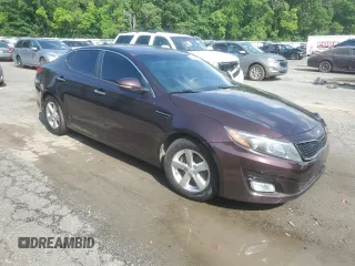 2015 Kia Optima LX with VIN 5XXGM4A72FG440265, listed as a Copart auction lot 55470055 with Not Provided miles and Clean Title. Bid and sale history available at carsss.com. Image 4.