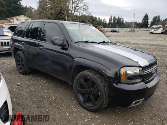 2006 Chevrolet TrailBlazer LT with VIN 1GNES13H062260085, listed as a Copart auction lot 83946144 with 0 mi miles and Salvage Title. Bid and sale history available at carsss.com. Image 4.