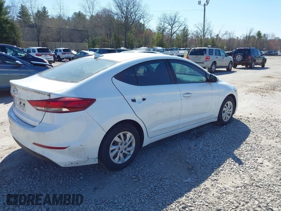2017 Hyundai Elantra SE with VIN 5NPD74LF4HH065856, listed as a IAAI auction lot 42076642 with 194,335 mi miles and . Bid and sale history available at DreamBid. Image 4.