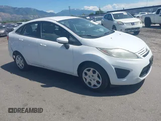 2013 Ford Fiesta S with VIN 3FADP4AJ6DM114105, listed as a IAAI auction lot 42411838 with 497,236 mi miles and . Bid and sale history available at DreamBid. Image 1.