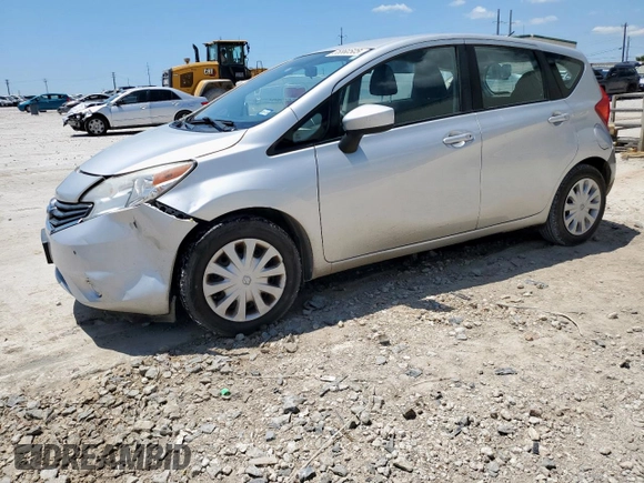 2015 Nissan Note S with VIN 3N1CE2CP3FL401317, listed as a Copart auction lot 56860505 with 162,813 mi miles and Salvage title. Bid and sale history available at DreamBid. Image 1.