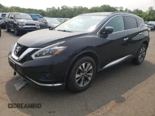2018 Nissan Murano SV with VIN 5N1AZ2MH0JN158599, listed as a Copart auction lot 59342195 with 109,067 mi miles and Salvage title. Bid and sale history available at DreamBid. Image 1.