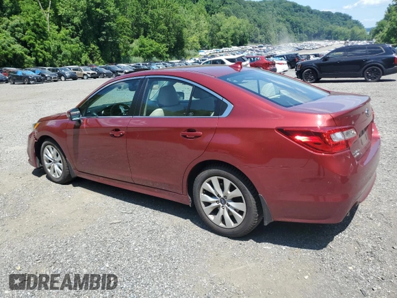 2017 Subaru Legacy Premium z VIN 4S3BNAH65H3032929, wystawiony jako Copart lot #61490195 z przebiegiem 54 863 mil mil oraz Szkoda całkowita • Salvage title. Historia ofert i sprzedaży dostępna na DreamBid. Obrazek 2.