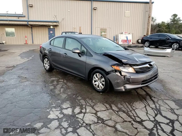 2012 Honda Civic Sdn LX with VIN 19XFB2F56CE099972, listed as a Copart auction lot 43468485 with 81,731 mi miles and Salvage Title. Bid and sale history available at carsss.com. Image 13.