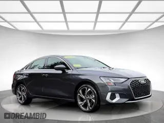 2022 Audi A3 Premium with VIN WAUAUDGY5NA055618, listed as a Copart auction lot 42844655 with 24,885 mi miles and Clean Title. Bid and sale history available at carsss.com. Image 1.