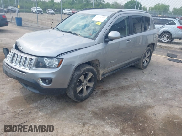 2016 Jeep Compass High Altitude with VIN 1C4NJDEBXGD730764, listed as a IAAI auction lot 42371491 with 125,302 mi miles and . Bid and sale history available at DreamBid. Image 17.