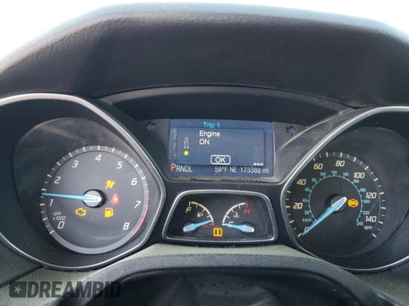 2013 Ford Focus SE with VIN 1FADP3F2XDL330830, listed as a Copart auction lot 50718565 with 173,388 mi miles and Salvage Title. Bid and sale history available at carsss.com. Image 9.