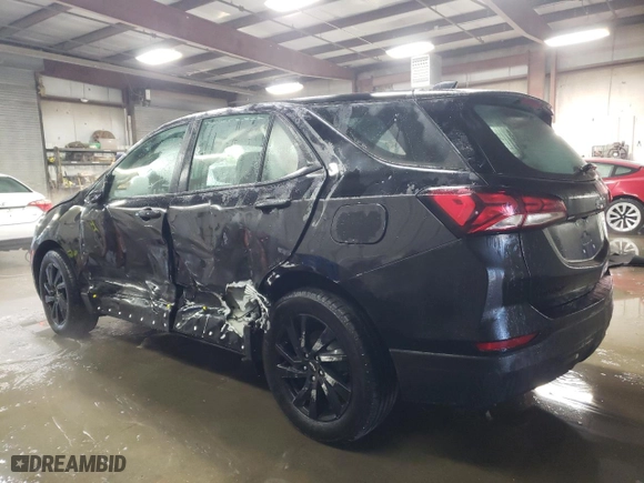 2024 Chevrolet Equinox LS with VIN 3GNAXHEGXRL166621, listed as a Copart auction lot 45135085 with 23,508 mi miles and Salvage Title. Bid and sale history available at carsss.com. Image 2.