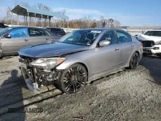 2012 Hyundai Genesis 5.0L with VIN KMHGC4DH8CU187056, listed as a Copart auction lot 86327684 with 154,890 mi miles and Salvage Title. Bid and sale history available at carsss.com. Image 1.